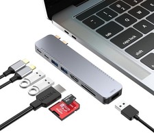 USB-C PD Hub Adapter for MacBook Pro/Air Docking Station 8-in-2 picture