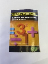 CBS Software Addition & Subtraction User’s Manual Success With Math Manual picture