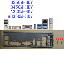 NEW Original For ASRock B250M-HDV B450M A320M-HDV io Shield Blende Backplate picture