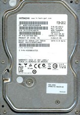 HDS721050CLA662,  P/N: 0F15012, MLC: JPT41A  HITACHI SATA 500GB picture