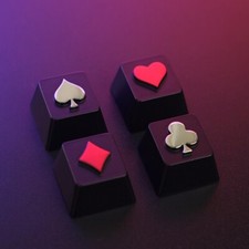 Poker card peripherals Theme Zinc Alloy Keycap for Cherry MX Mechanical Keyboard picture