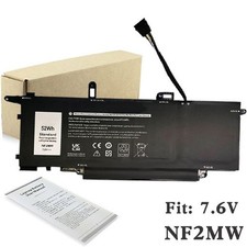 52Wh NF2MW Battery for Latitude 7400 9410 2-in-1 Series 0G8F6M 7146W 2K0CK GJD1V picture