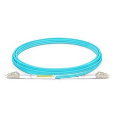 3m LC UPC to LC UPC Duplex OM4 Multimode PVC (OFNR)2.0mm Fiber Patch Cable picture