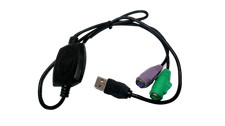 Tripp Lite Compact USB to PS/2 Keyboard Mouse Adapter PS/2(F) to USB(M) B015-000 picture