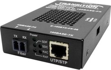 Transition Networks Stand-alone Fast Ethernet PoE Fiber Media Converter picture
