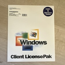 PLASTIC WRAPPEDMicrosoft Windows 2000 Server 5 CAL License Pak English X05-42329 picture