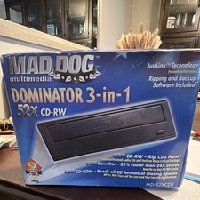 Mad Dog Multimedia Dominator 3-in-1 52X CD-RW IDE Internal 5.25