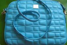 kate spade iPad tablet Bag 2 3 case shoulder strap leather bryce turquoise Blue picture