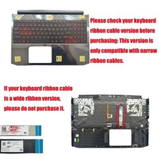 New Black Palmrest w/ Backlit Keyboard For Acer Nitro 5 AN515-57 55 6B.QEXN2.001 picture