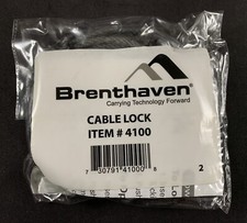 Brenthaven Zero Impact 4100 Keyed Cable Lock for Notebooks and Laptops w/ Keys picture