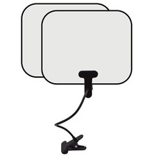 2 PCS Laptop Sun Shade with Adjustable Clip Stand, Portable Laptop Sun Shade ... picture