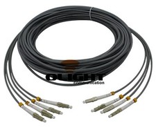 150M INDOOR ARMORED LC-LC 4 Strands MM 1GB Fiber Patch Cord picture