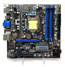 MSI H55M-E33 MS-7636 MICRO-ATX INTEL I3/I5/I7 LGA 1156 SOCKET DDR3 MOTHERBOARD picture