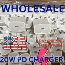20W PD Fast Charger USB C Power Adapter Cube Lot For Android Samsung iPhone iPad picture