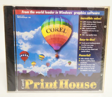 Corel Print House All In One Graphics Powerhouse PC Computer Program Software picture