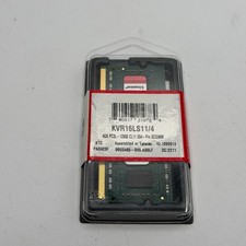 Kingston 4GB DDR3L PC3L-12800S 1600MHz Laptop RAM SODIMM KVR16LS11/4 NEW picture