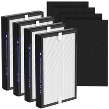 4 Packs F2 A2 Replacement Filters Compatible with 3M Filtrete Room Air Purifi... picture