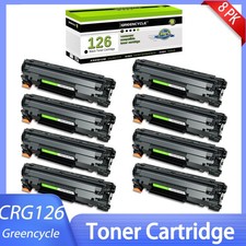 GREENCYCLE 8PK CRG126 CRG-126 Toner For Cannon 126 ImageClass LBP6200d LBP6230dw picture