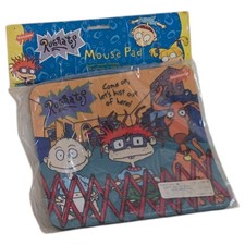 Vintage 1997 Rugrats Nickelodeon Mousepad - NEW Sealed - Tommy, Chuckie & Spike picture