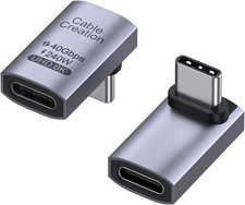 USB C Adapter Up Angle 2 Pack 40Gbps 240W PD 8K Video Output picture