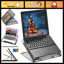 Adjustable Laptop Stand, 11-Level Portable Computer Holder, Foldable Desk Stand, picture