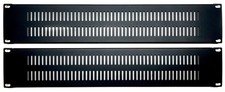 2 pack 2U Vented Blank Rack Mount Panel Spacer for 19