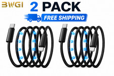 BWGI 2-Pk USB C-C 240W Magentic Coiled ⚡️ Fast Charging Cable (1.5 m,4.92 ft) ⚡️ picture