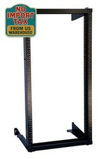 12U Wall Mount Open Frame 19'' Server Equipment Rack Threaded 15 inch depth Blac picture