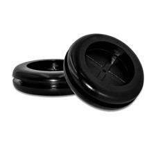 Pack Black Rubber Snap-In Cable Grommets 30mm ID 38mm Hole Wire Protection picture