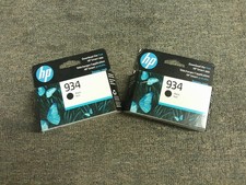 C2P19AN Genuine HP 934 2pk Black Ink Cartridges 2025 picture