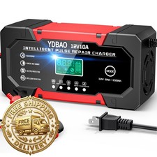 YDBAO 12V 10A Smart Car Battery Charger Fully Automatic picture