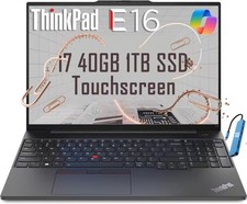 Lenovo - Upgraded - ThinkPad E16 Gen 1 16 in Touch- - Core i7 1TB SSD 40GB RAM picture