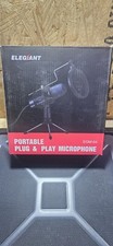 Elegiant Portable Plug & Play Condenser UBS Black Microphone EGM-04 picture