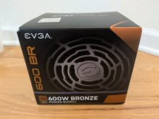 BRAND NEW OPEN BOX - EVGA 600 BR 600W 8- Plus Power Supply - 100BR0600K1 picture