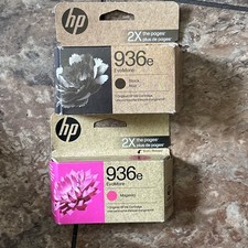 HP 936e Black & 936e Magenta Inkjet Cartridges Set Black & Magenta- 2027 EXP picture