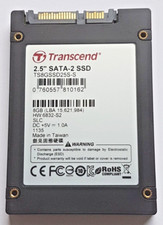 8GB SATA 1.5Gbs Transcend SSD TS8GSSD25S-S 2D-NAND SLC 2.5