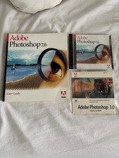 Adobe Photoshop 7.0 Upgrade w/User Guide + Photoshop 3.0 CD & Serial picture