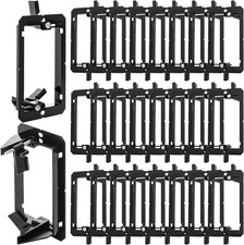 25 Pack Low Voltage Mounting Bracket, 1 Gang Flush Mounting Wall Plate, Drywall picture