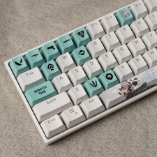 Valorant Keycaps: New 14-Key Set, All Heroes PBT For  Mechanical Keyboards OEM picture