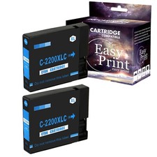 2PK PGI2200 Cyan Ink Cartridge for Canon Maxify MB5020 MB5120 MB5320 Printer picture