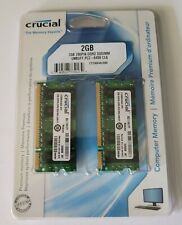 For Crucial 2BG 200Pin DDR2 Sodium Unbuff Memory PC2 6400 CL6 x2 Pack New Sealed picture