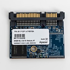 Apacer SSD 8GB MLC SATA Module Solid State Drive PN: 8Y.F1DF1.AT4B1BA Half Slim picture