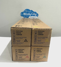 RICOH SAVIN LANIER C9100 C9110 Toner Set 828380 828381 828382 828383 Genuine NEW picture