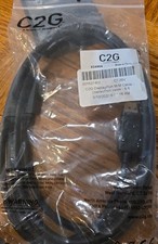 C2G 6ft DisplayPort Cable M/M DP Video Monitor Cord 4K Black NEW Sealed picture