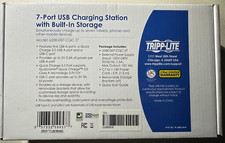 Tripp-Lite U280-007-CQC ST 7 Port USB Charging Station w/ Adjustable Storage picture