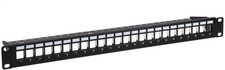 24-Port Blank Keystone Shielded Network Patch Panel, 1U, UL Listed, with Wire Su picture
