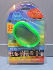 The Complete New Testament USB Wrist Band Flash Drive WWJD, Vintage Sealed NOS picture