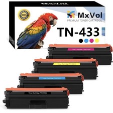 MxVol 4 Pack Toner Cartridges TN433 TN431 picture