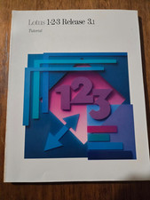 Lotus 1-2-3 Release 3.1 Tutorial (Paperback, 1990) picture