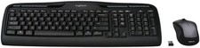 Logitech MK335 Full Size Quiet Wireless Keyboard Mouse Combo - Black/Silver picture